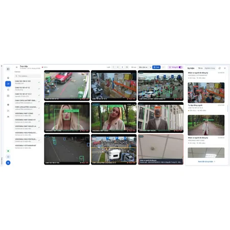 Hệ thống quản lý camera tập trung & AI phân tích thông minh