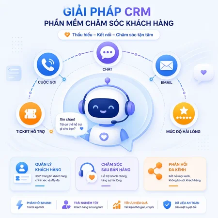 Giải pháp CRM phần mềm chăm sóc khách hàng